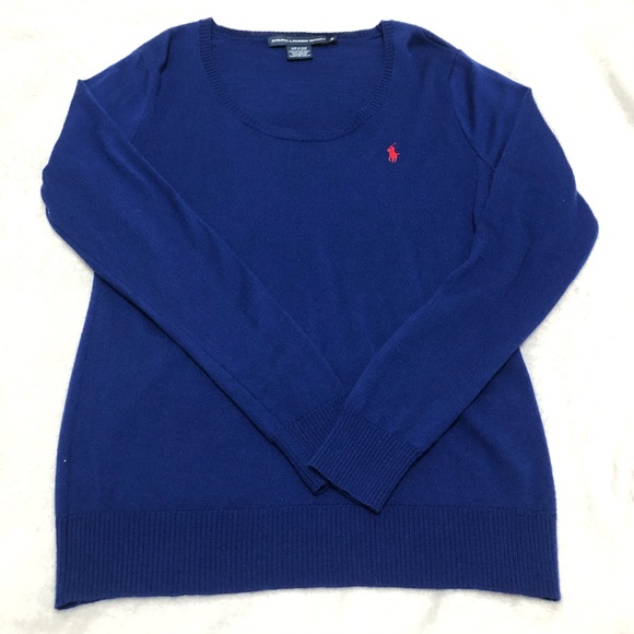 RALPH LAUREN Merino THIN KNIT CREW SWEATER XL - Picture 3 of 7